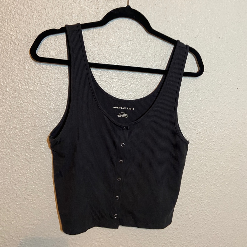 American Eagle Button Up Tank Top